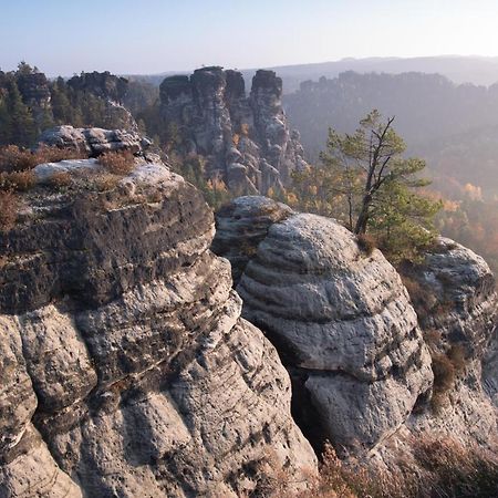 4-Bettzimmer Saechsische Schweiz Mittelndorf Exteriör bild